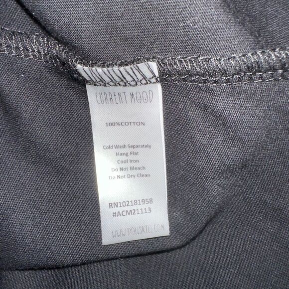 Dolls kill Current mood ACID CANVAS LONG SLEEVE TEE butterfly size Large - Picture 8 of 8